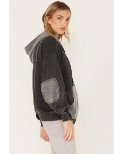 Cleo + Wolf Women's Seamed Zip Hoodie