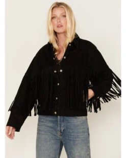 Understated Leather Women's Howling Moon Fringe Jacket 9 Understated Leather Women's Howling Moon Fringe Jacket -Dan Post Store 2000374890 001 P1