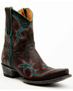 Old Gringo Women's Diego Short Embroidered Booties - Snip Toe 14 Old Gringo Women's Diego Short Embroidered Booties - Snip Toe -Dan Post Store 2000374903 240 P1