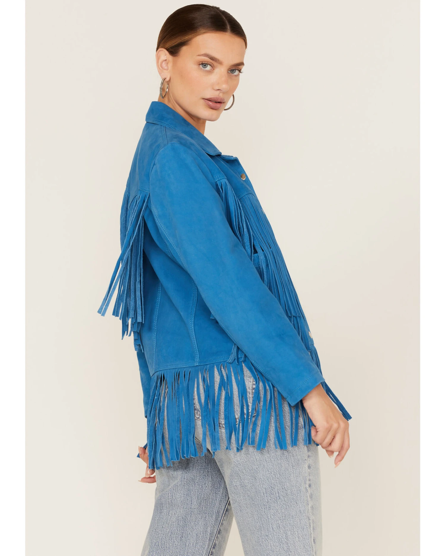 Understated Leather Women's Leather Fringe Jacket 6 Understated Leather Women's Leather Fringe Jacket - Image 4