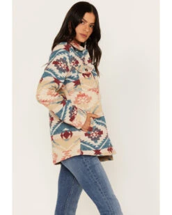 Idyllwind Women's Southwestern Stripe Print Button Down Shacket -Dan Post Store 2000375740 400 P2