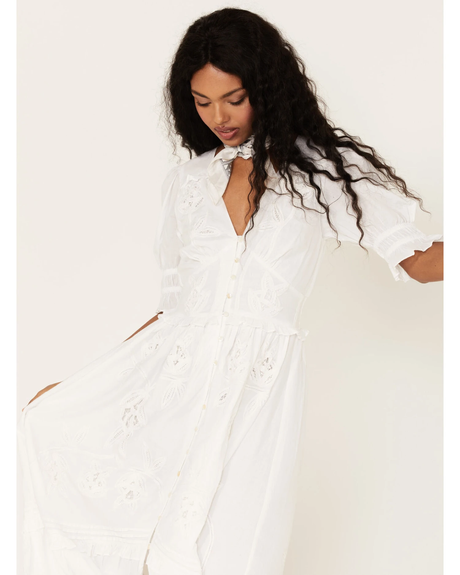 Cleobella Women's Estelle Ruffle Maxi Dress 6 Cleobella Women's Estelle Ruffle Maxi Dress - Image 4