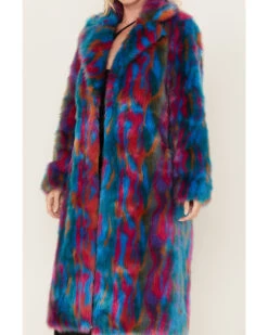 Show Me Your Mumu Women's Miss Tiffy Faux Fur Coat -Dan Post Store 2000376660 900 P3