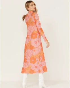 Show Me Your Mumu Women's Daphne Floral Print Mesh Turtleneck Dress 9 Show Me Your Mumu Women's Daphne Floral Print Mesh Turtleneck Dress -Dan Post Store 2000376662 650 P4