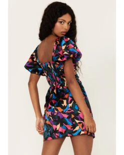 Dan Post Store 8 Show Me Your Mumu Women's Danielle Mosaic Print Mini Dress