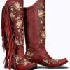 Lane Women's Flora Fringe Western Boots - Snip Toe -Dan Post Store 2000377621 605 P1