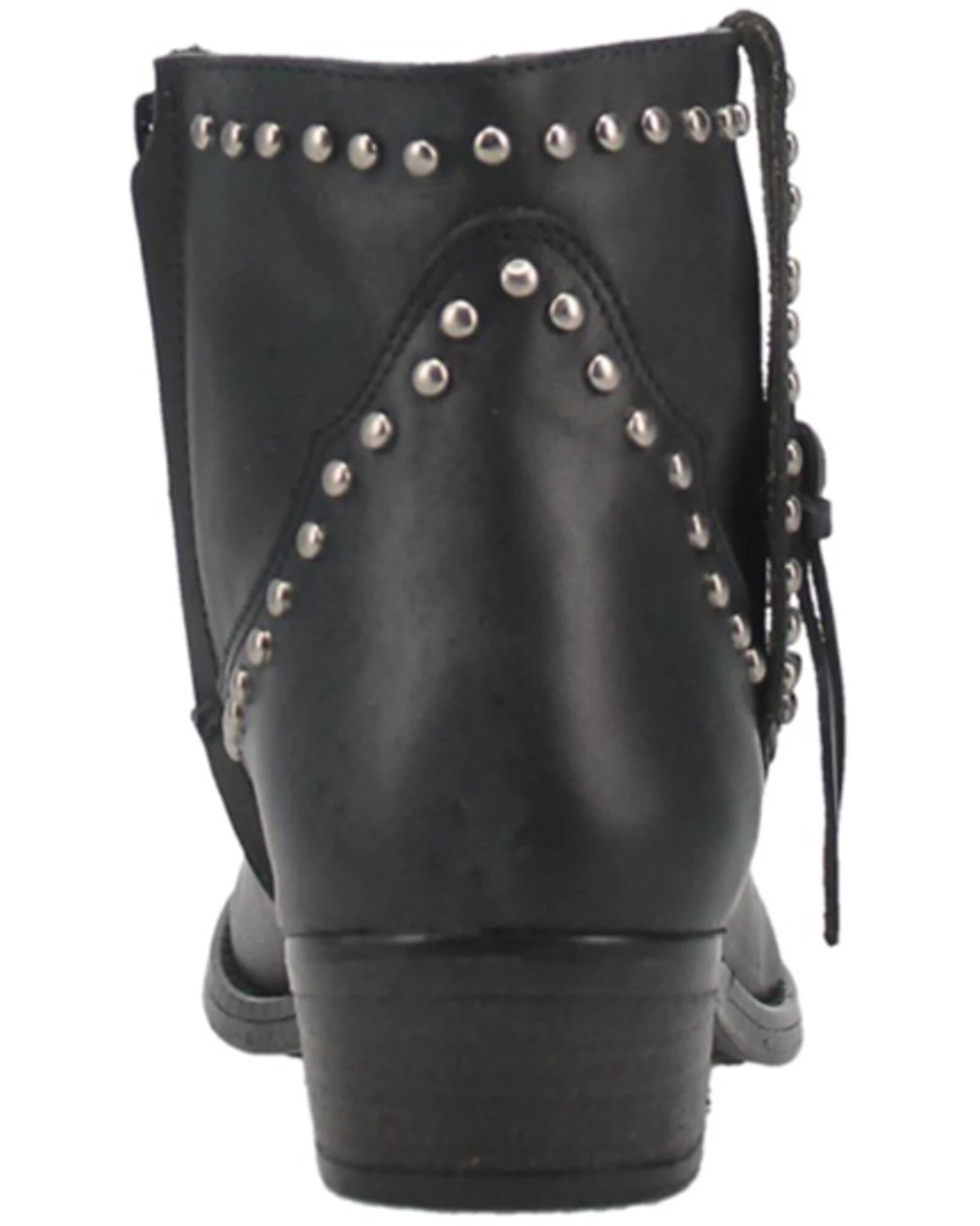 Dingo Women's Destry Studded Fringe Western Fashion Booties - Round Toe 4 Dingo Women's Destry Studded Fringe Western Fashion Booties - Round Toe - Image 2