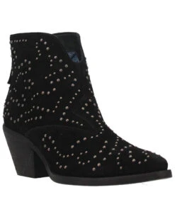 Dingo Women's Denim N Diamonds Studded Western Fashion Booties - Round Toe -Dan Post Store 2000377932 001 P1