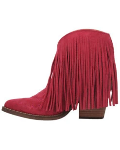 Dingo Women's Tangles Fringe Western Fashion Booties - Pointed Toe -Dan Post Store 2000377937 550 P3