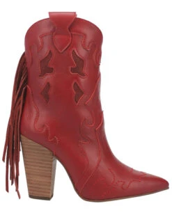 Dingo Women's Night Underlay Fringe Western Booties - Pointed Toe -Dan Post Store 2000377941 600 P2