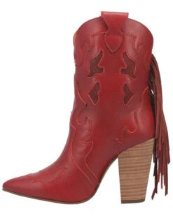 Dingo Women's Night Underlay Fringe Western Booties - Pointed Toe -Dan Post Store 2000377941 600 P3