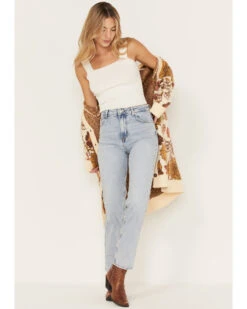 Free People Women's Pacifica Straight Leg Jeans 8 Free People Women's Pacifica Straight Leg Jeans -Dan Post Store 2000378475 400 P1