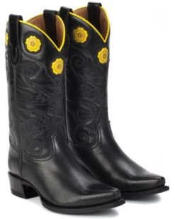 Ranch Road Boots Women's Rosette Floral Embroidered Western Boots - Snip Toe -Dan Post Store 2000378494 001 P1