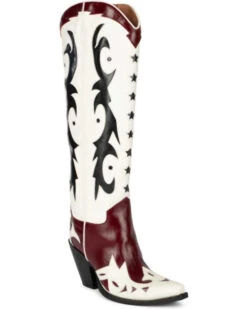 Jeffrey Campbell Women's Starwood Tall Western Boots - Snip Toe 8 Jeffrey Campbell Women's Starwood Tall Western Boots - Snip Toe -Dan Post Store 2000379415 900 P1
