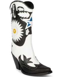 Jeffrey Campbell Women's Texarkana Longhorn Star Inlay Western Boots - Snip Toe -Dan Post Store 2000379416 001 P1
