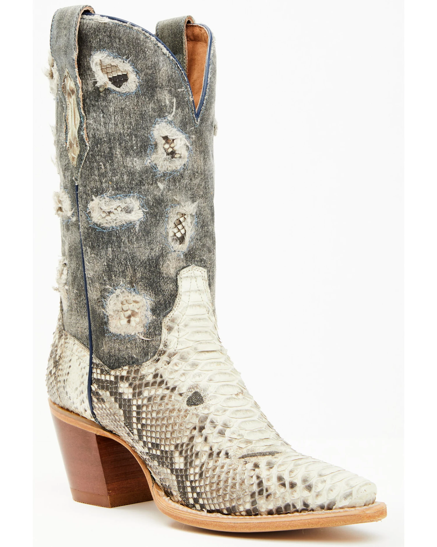 Dan Post Women's Exotic Python Western Boots - Snip Toe 4 Dan Post Women's Exotic Python Western Boots - Snip Toe - Image 2