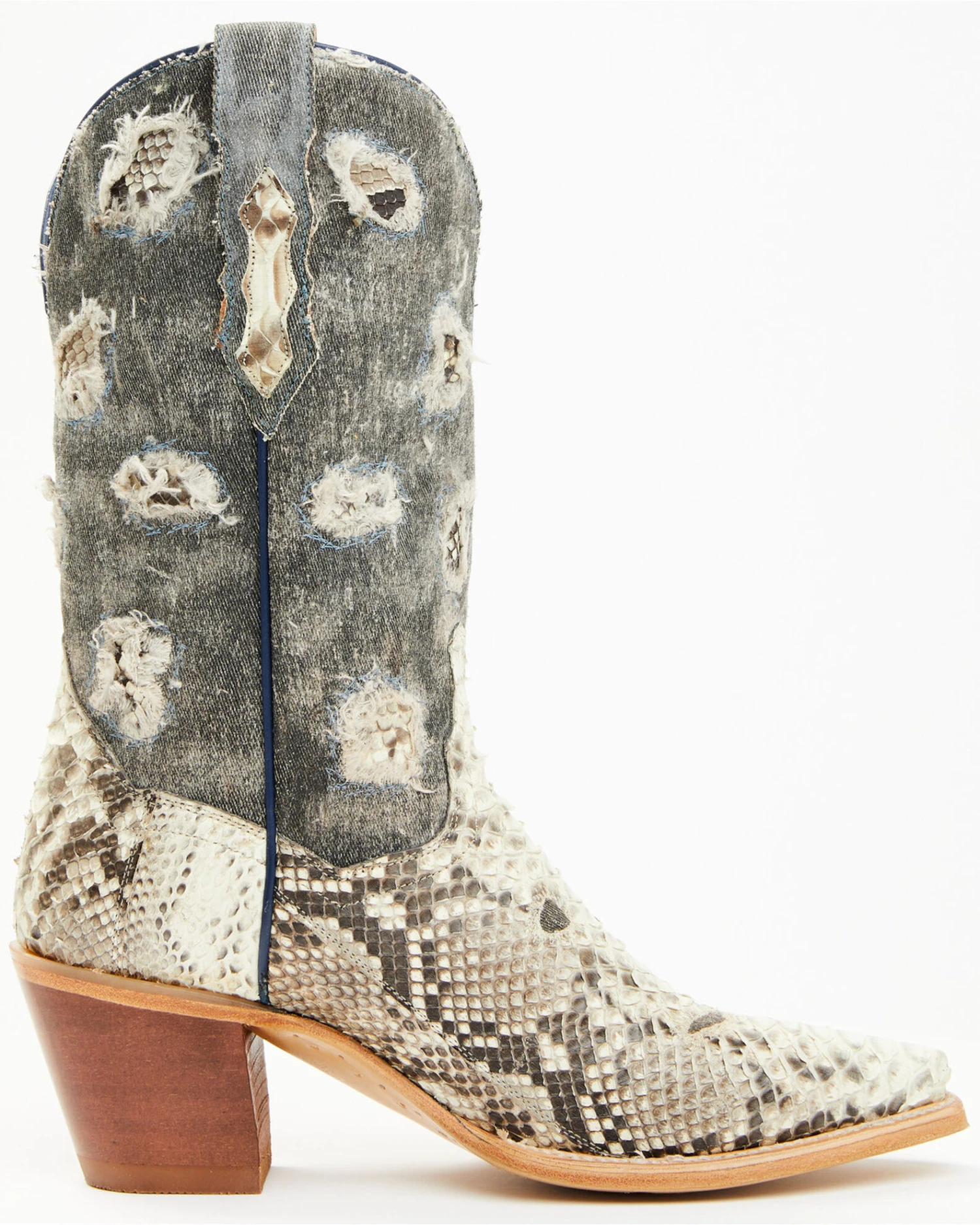 Dan Post Women's Exotic Python Western Boots - Snip Toe 7 Dan Post Women's Exotic Python Western Boots - Snip Toe - Image 5
