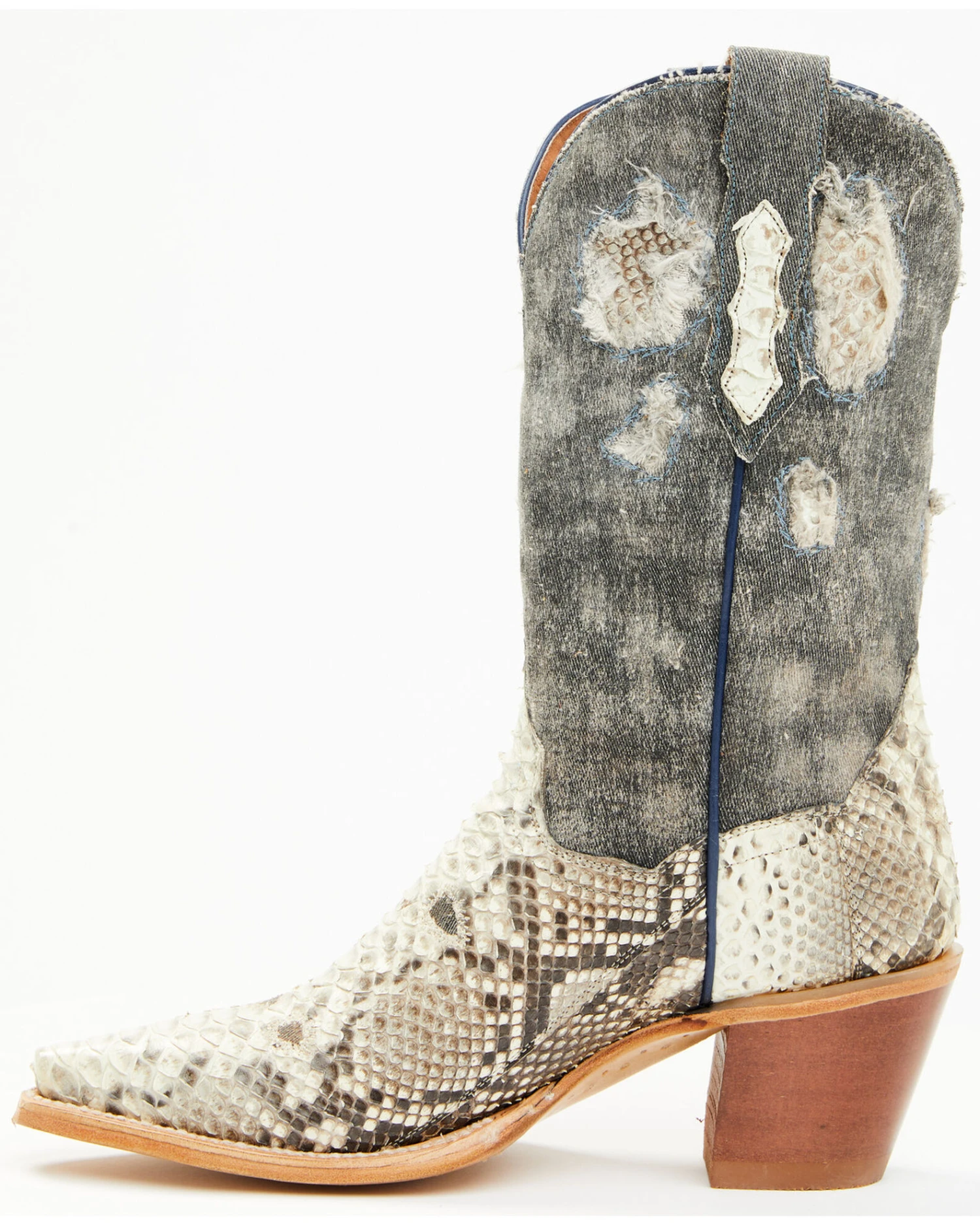 Dan Post Women's Exotic Python Western Boots - Snip Toe 3 Dan Post Women's Exotic Python Western Boots - Snip Toe