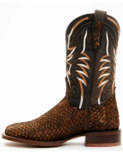 Dan Post Women's Exotic Sea Bass Western Boots - Broad Square Toe 14 Dan Post Women's Exotic Sea Bass Western Boots - Broad Square Toe -Dan Post Store 2000381032 103 P3