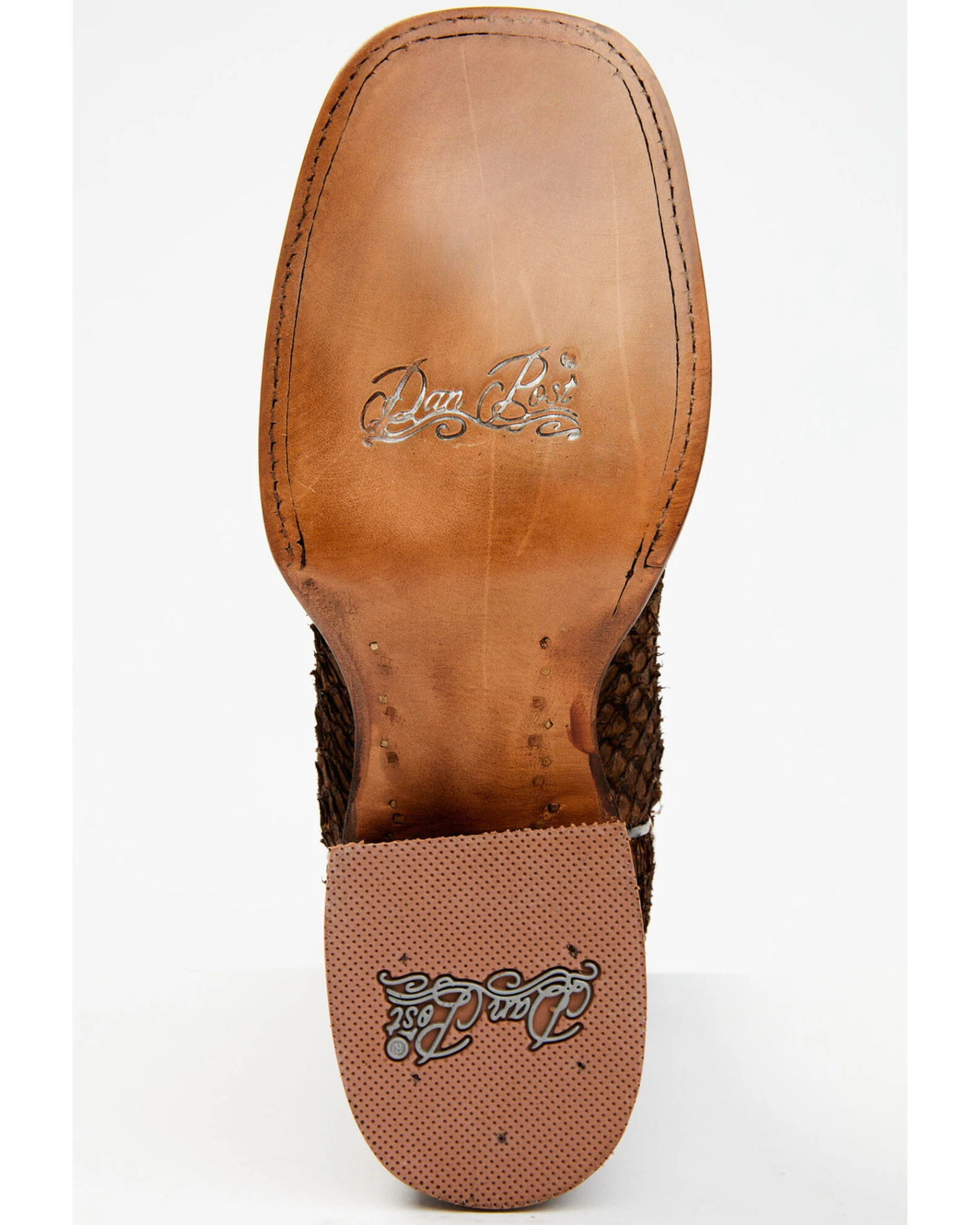 Dan Post Women's Exotic Sea Bass Western Boots - Broad Square Toe 3 Dan Post Women's Exotic Sea Bass Western Boots - Broad Square Toe