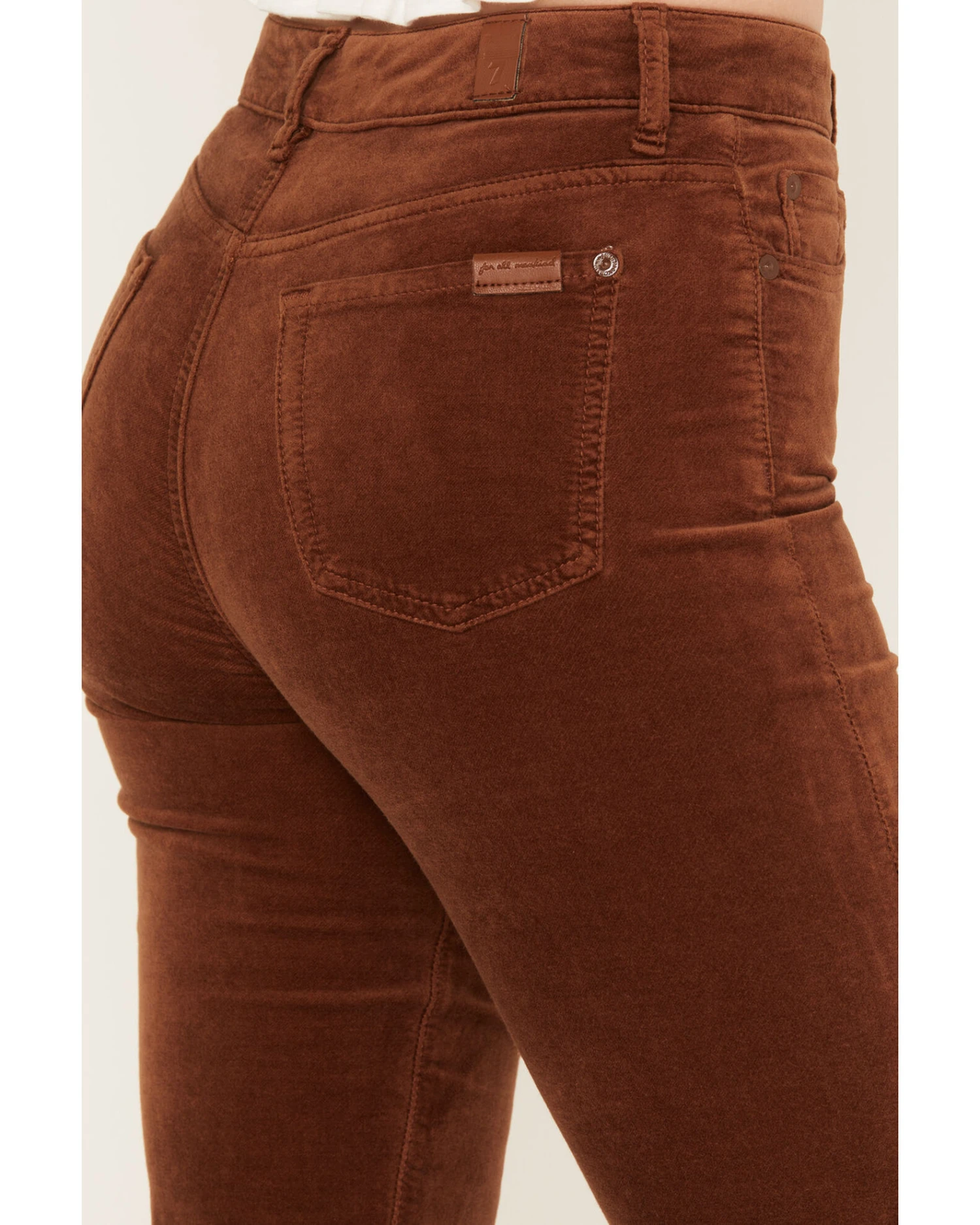 7 For All Mankind Women's High Rise Velvet Lisha Bootcut Jeans 5 7 For All Mankind Women's High Rise Velvet Lisha Bootcut Jeans - Image 3