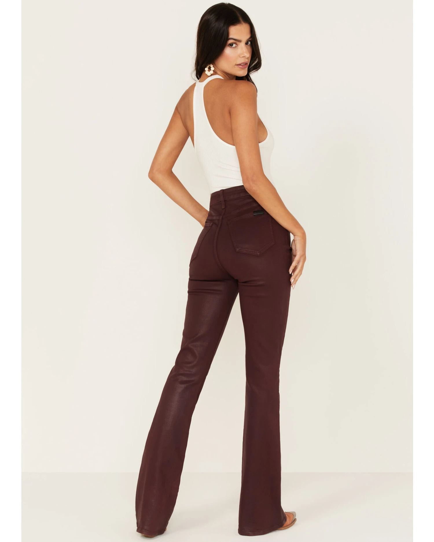 7 For All Mankind Women's High Rise Coated Slim Bootcut Jeans 4 7 For All Mankind Women's High Rise Coated Slim Bootcut Jeans - Image 2