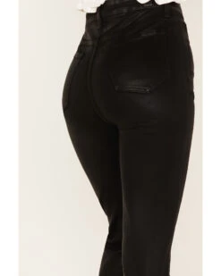 7 For All Mankind Women's High Rise Coated Slim Bootcut Jeans -Dan Post Store 2000381092 001 P4