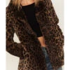 Shyanne Women's Leopard Print Faux Fur Coat 1 Shyanne Women's Leopard Print Faux Fur Coat -Dan Post Store 2000381354 022 P3
