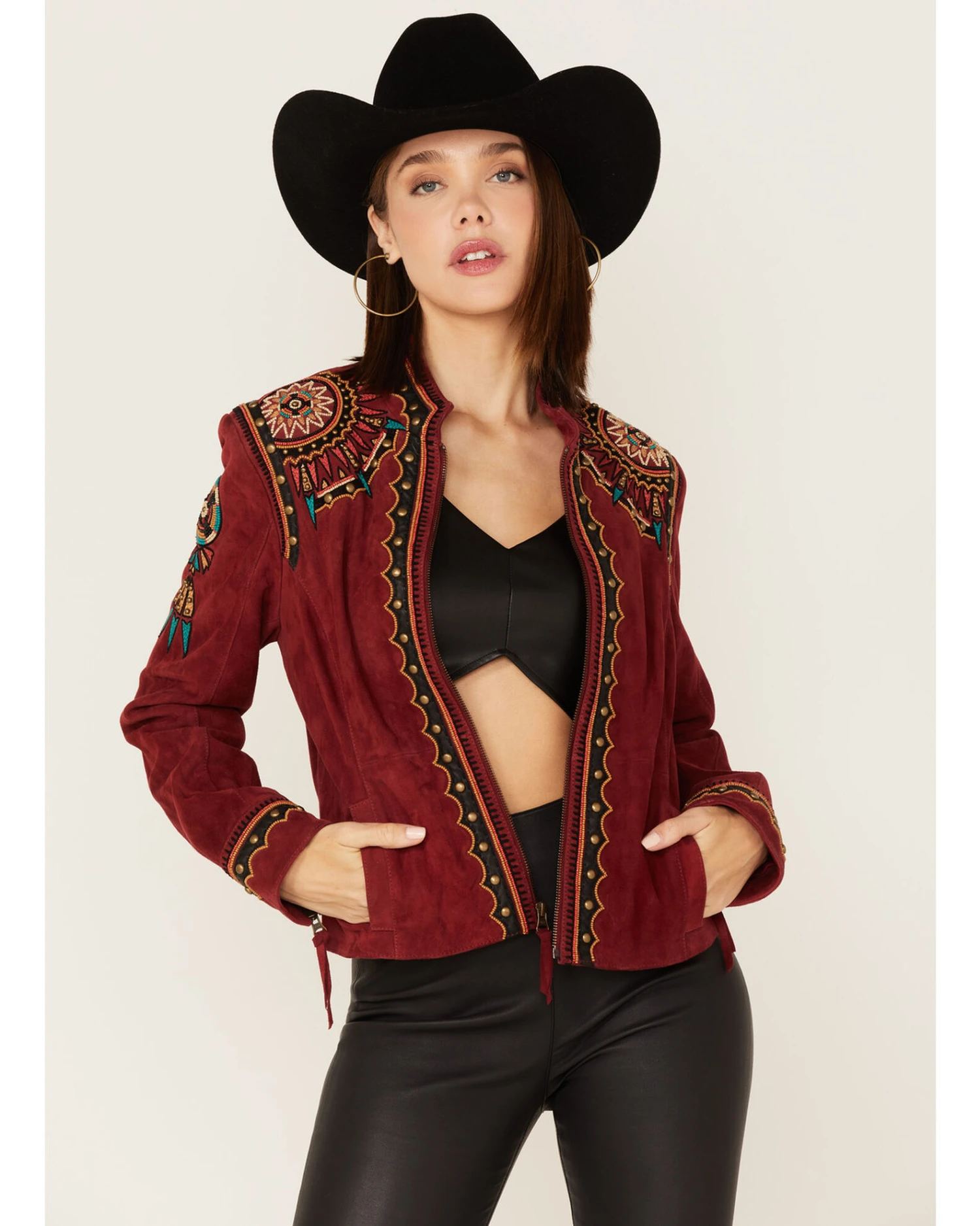 Double D Ranch Women's Sun Chaser Leather Jacket 5 Double D Ranch Women's Sun Chaser Leather Jacket - Image 3