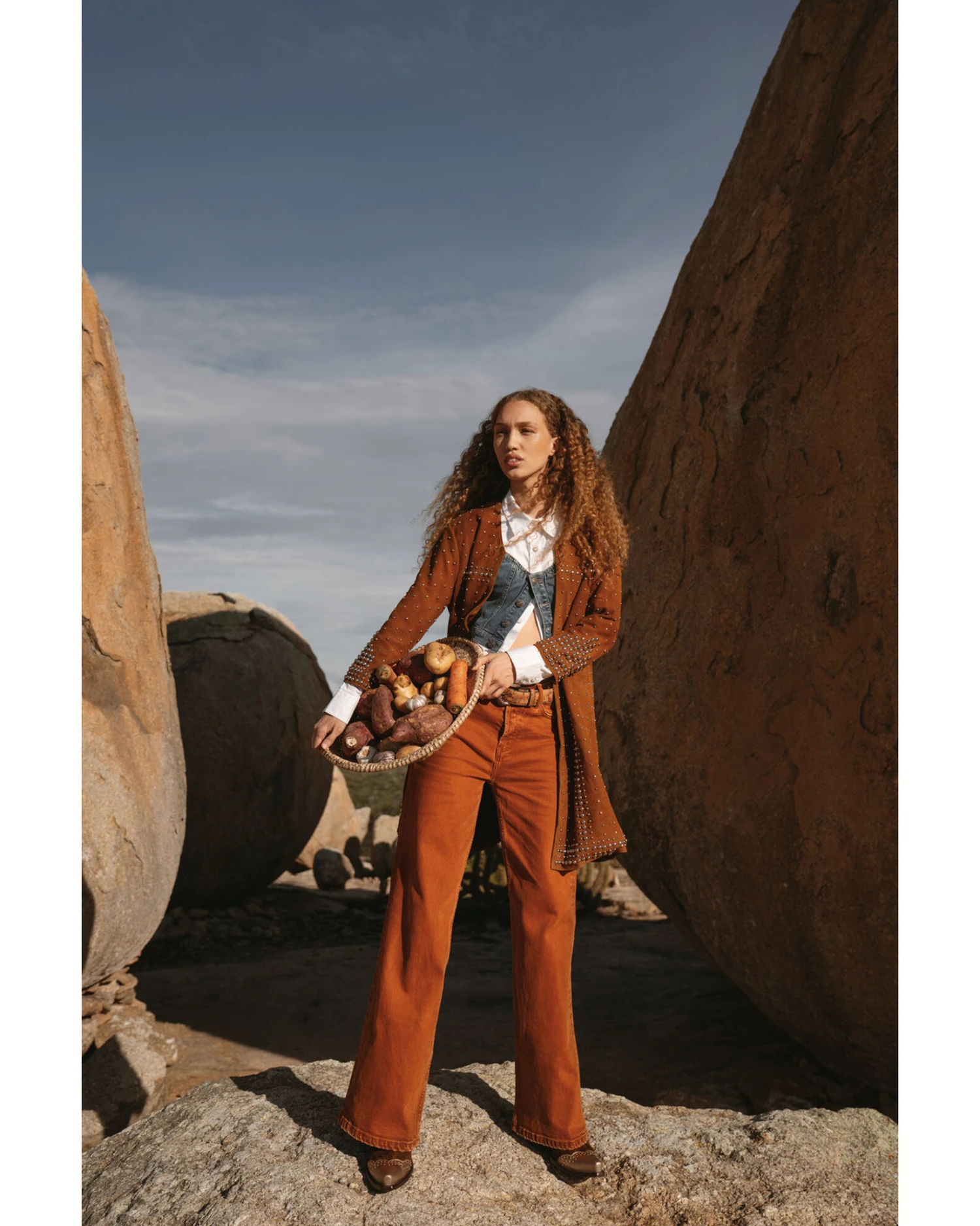 Understated Leather Studded Suede Duster Coat 4 Understated Leather Studded Suede Duster Coat - Image 2