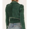 Understated Leather Women's Runway Studded Suede Moto Jacket -Dan Post Store 2000381555 300 P5
