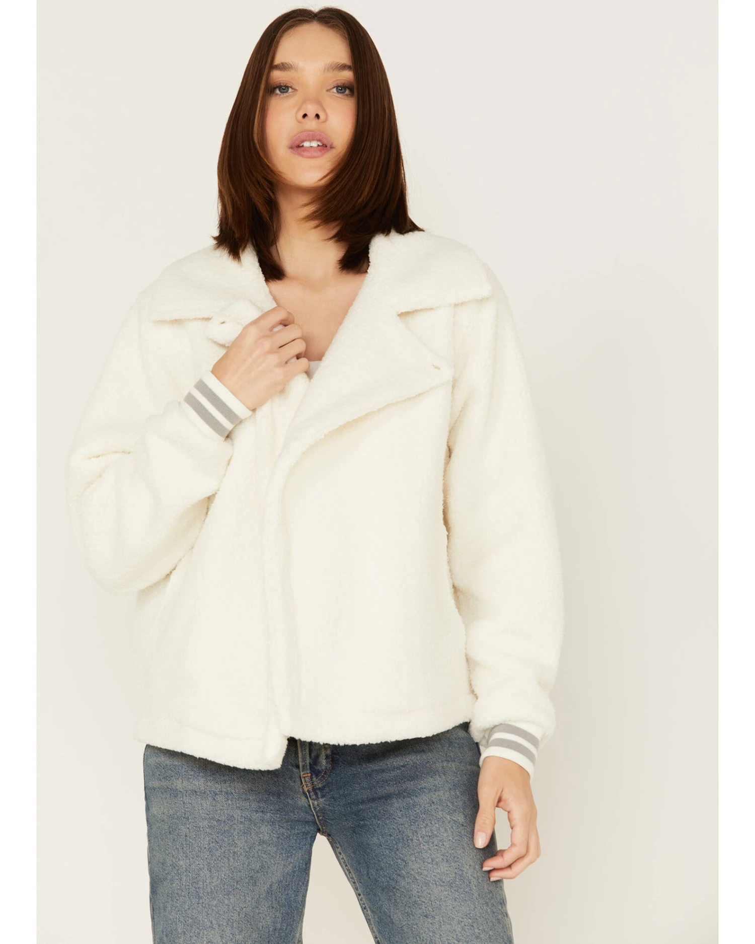 Cleo + Wolf Women's Sherpa Jacket 6 Cleo + Wolf Women's Sherpa Jacket - Image 4