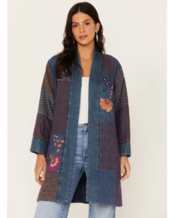 Johnny Was Women's Didiana Patchwork Kimono -Dan Post Store 2000382057 400 P1