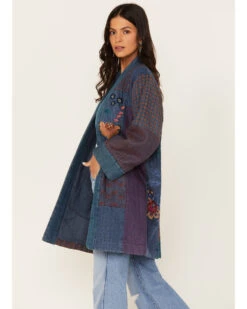 Johnny Was Women's Didiana Patchwork Kimono -Dan Post Store 2000382057 400 P2