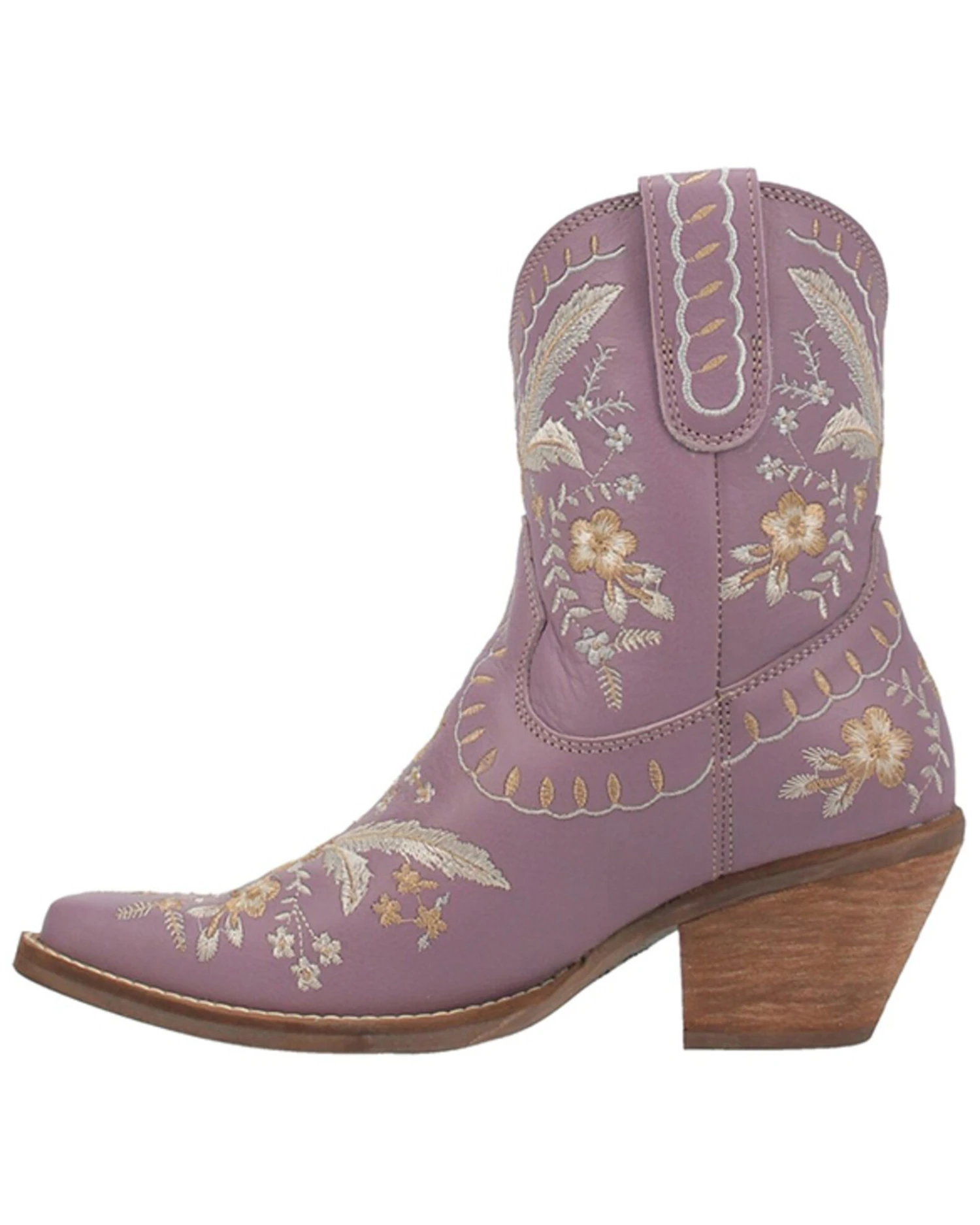 Dingo Women's Primrose Embroidered Floral Western Booties - Snip Toe 5 Dingo Women's Primrose Embroidered Floral Western Booties - Snip Toe - Image 3