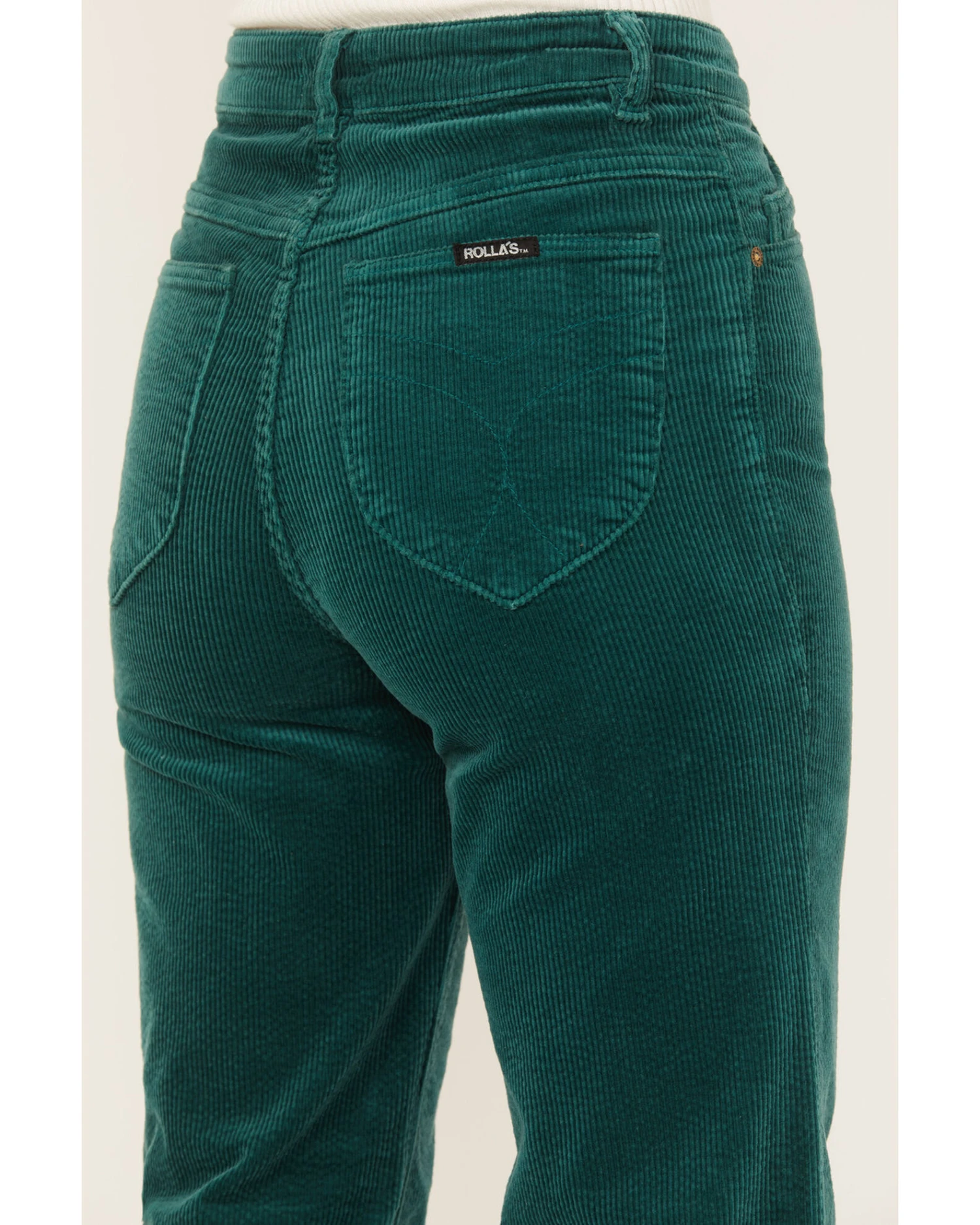 Rolla's Women's East Coast High Rise Corduroy Flare Pants 5 Rolla's Women's East Coast High Rise Corduroy Flare Pants - Image 3