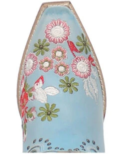 Dingo Women's Poppy Embroidered Studded Pull-On Western Tall Boot - Snip Toe