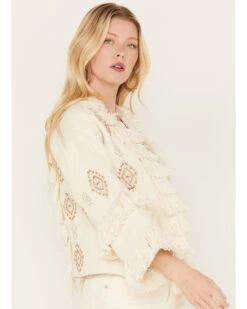 Shyanne Women's Fringe Embellished Jacket -Dan Post Store 2000382826 110 P2