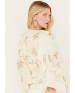 Shyanne Women's Fringe Embellished Jacket