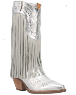 Dingo Women's Gypsy Studded Fringe Tall Western Boots - Snip Toe -Dan Post Store 2000383220 040 P1