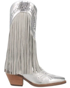 Dingo Women's Gypsy Studded Fringe Tall Western Boots - Snip Toe -Dan Post Store 2000383220 040 P2