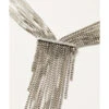 Wonderwest Women's Silver Fringe Statement Necklace -Dan Post Store 2000383400 040 P3
