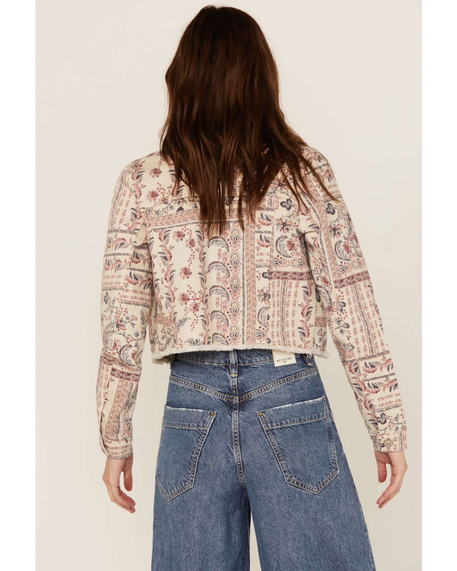 Shyanne Women's Americana Print Denim Jacket 6 Shyanne Women's Americana Print Denim Jacket - Image 4