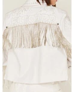 Boot Barn X Double D Women's Exclusive Hitched Denim Bridal Jacket 9 Boot Barn X Double D Women's Exclusive Hitched Denim Bridal Jacket -Dan Post Store 2000384333 100 P4