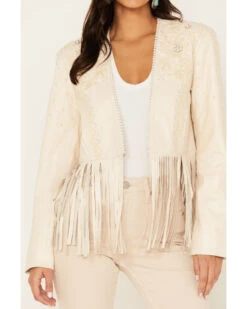 Boot Barn X Double D Women's Exclusive Embellished Fringe Bridal Jacket -Dan Post Store 2000384334 105 P3
