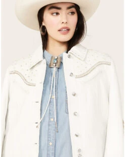 Boot Barn X Double D Women's Exclusive White Bridal Bolo Tie -Dan Post Store 2000384452 040 P1