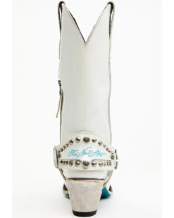 Boot Barn X Lane Women's Exclusive The New Mrs. Satin Pearl Western Bridal Boots - Snip Toe