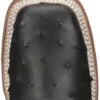 Justin Women's Exotic Full Quill Ostrich Western Boots - Broad Square Toe