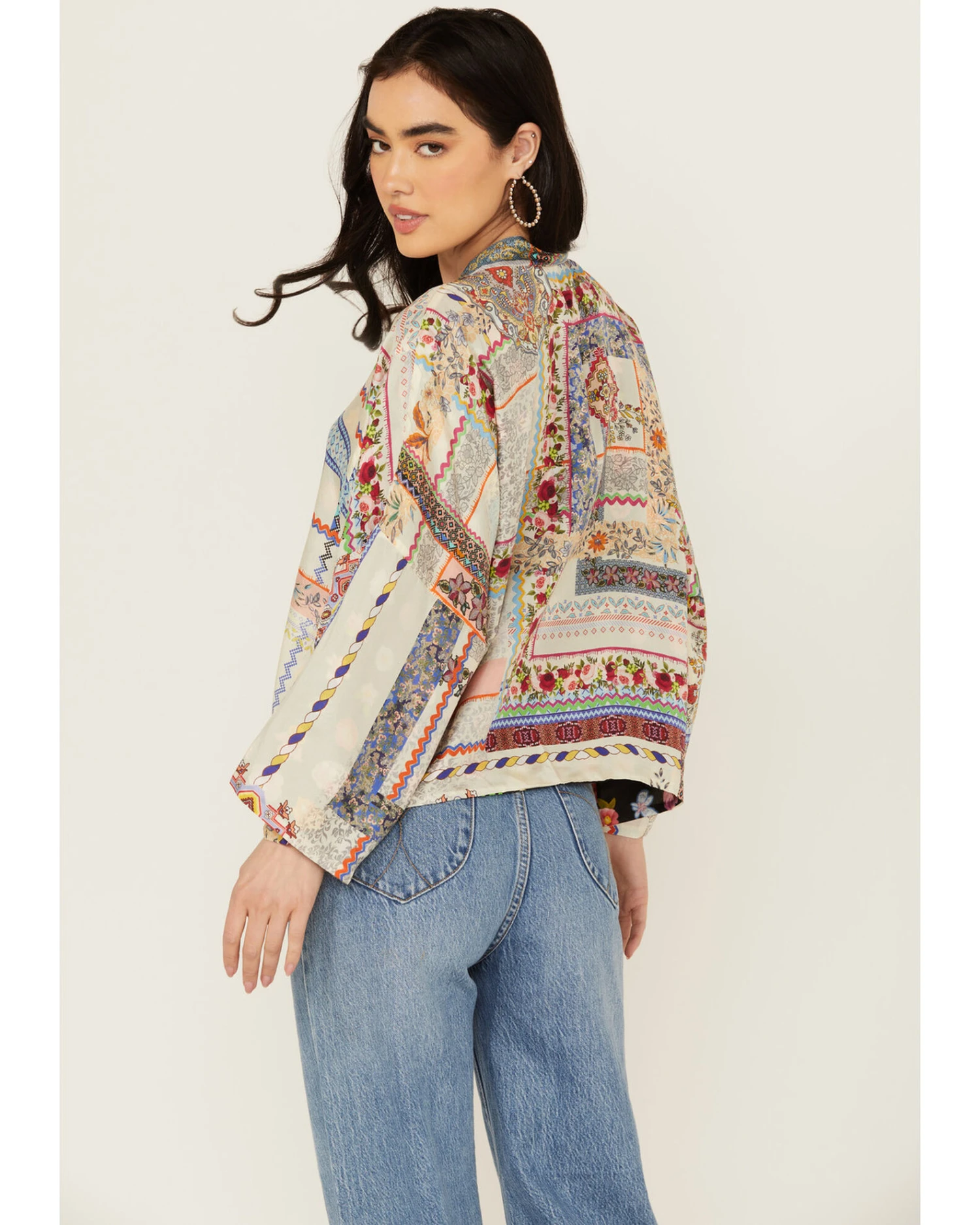 Johnny Was Women's Stano Makenna Reversible Kimono 3 Johnny Was Women's Stano Makenna Reversible Kimono