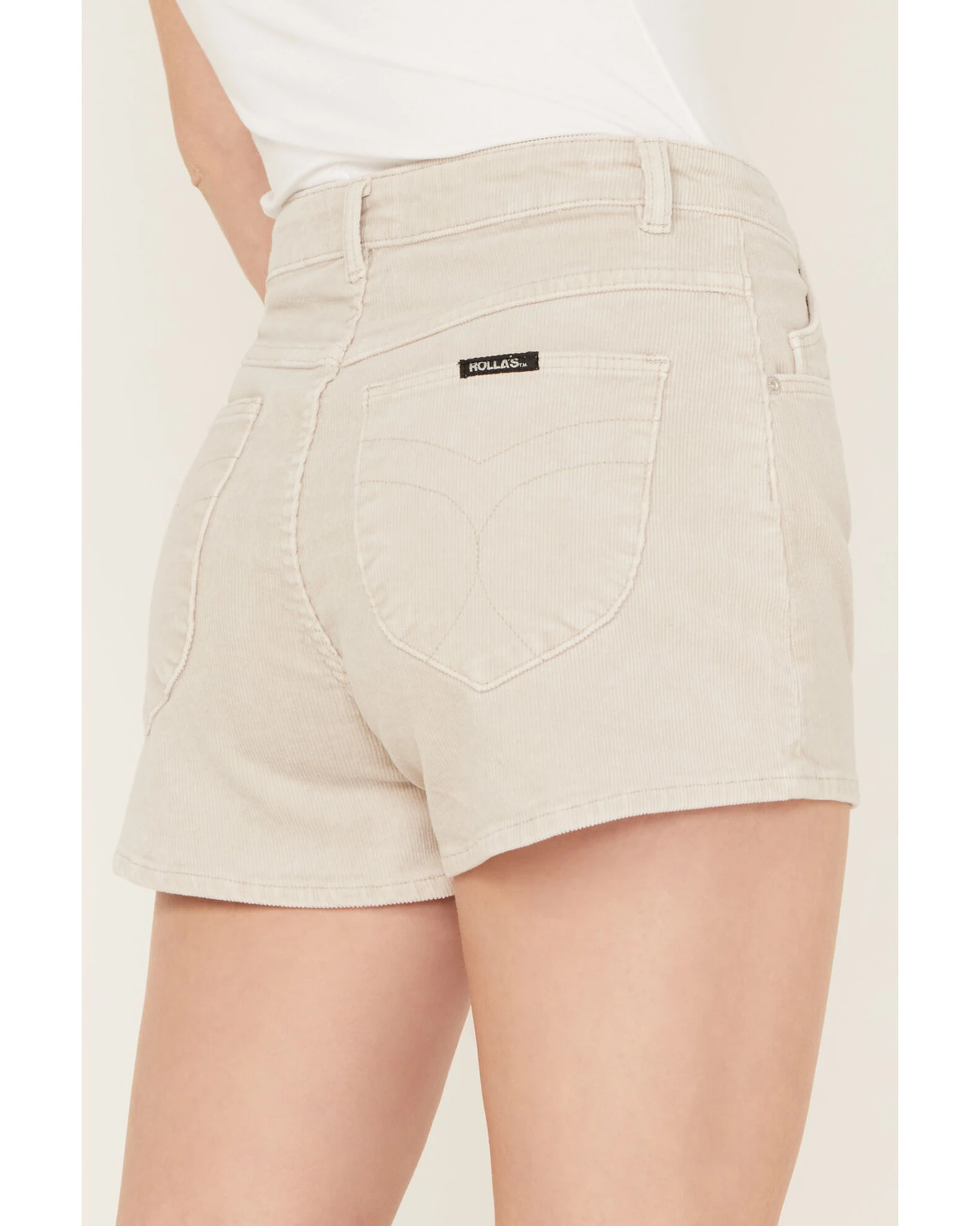 Rolla's Women's High Rise Corduroy Duster Shorts 4 Rolla's Women's High Rise Corduroy Duster Shorts - Image 2